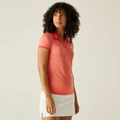 Koszulki i topy damskie - Regatta Damska koszulka polo Remex II Różowy, Rozmiar: 52 - miniaturka - grafika 1