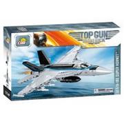 Klocki - Cobi TOP GUN F/A-18E SUPER HORENET SAMOLOT Z NUMEREM BOCZNYM 001 W SPECJALNYMWYDANIU SKALA 1;48 580 KLOCKÓW - miniaturka - grafika 1