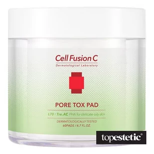 Cell Fusion C Cell Fusion C Pore Tox Pad Oczyszczające płatki 60 szt - Akcesoria do oczyszczania twarzy - miniaturka - grafika 1