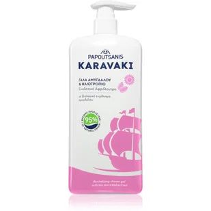 PAPOUTSANIS Karavaki Almond Milk & Sunflower żel pod prysznic 750 ml - Kosmetyki do kąpieli - miniaturka - grafika 1