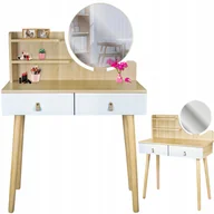 Toaletki - Toaletka z lustrem Scandi kosmetyczna skandynawska, Jumi, CM-989283.5900410 - miniaturka - grafika 1