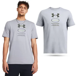 Koszulka fitness męska Under Armour UA Branded Gel Stack - Koszulki sportowe męskie - miniaturka - grafika 1