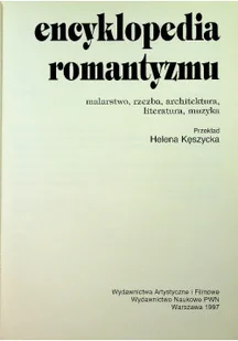 Encyklopedia romantyzmu - Książki o kulturze i sztuce - miniaturka - grafika 1