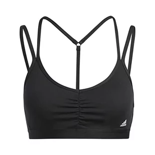 adidas Damski biustonosz sportowy Yo ESS Ls, czarny, XL, czarny, XL - Biustonosze - miniaturka - grafika 1