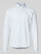 Koszule męskie - Koszula biznesowa o kroju slim fit z listwą guzikową - miniaturka - grafika 1