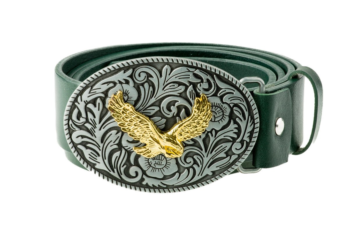 Pasek skórzany BÓR HUNTER FOREST - Eagle Rim -115