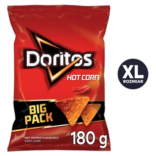 Doritos - Chipsy kukurydziane o smaku ostrej papryki - Inne przekąski suche - miniaturka - grafika 1