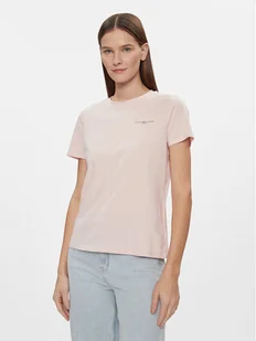 Tommy Hilfiger T-Shirt 1985 WW0WW37877 Różowy Regular Fit - Koszulki i topy damskie - miniaturka - grafika 1