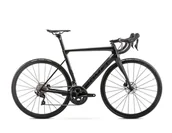 Rowery - Rower szosowy ROMET HURAGAN 58 XL CZARNY - miniaturka - grafika 1