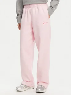 Karl Kani Spodnie dresowe Signature Os 61030060 Różowy Relaxed Fit - Spodnie sportowe damskie - miniaturka - grafika 1
