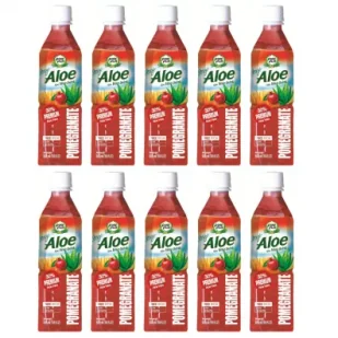 Pure Plus Napój z aloesem - Granat Zestaw 10 x 500 ml - Soki i napoje niegazowane - miniaturka - grafika 1