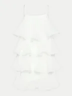 Sukienki - YAS Sukienka koktajlowa Lucia 26036503 Biały Regular Fit - miniaturka - grafika 1