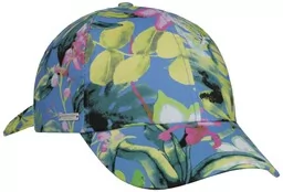 Czapka Colour Flowers by Seeberger, niebieski, One Size - Czapki i chusty sportowe męskie - miniaturka - grafika 1
