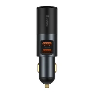 Baseus Ładowarka  Baseus Share Together ładowarka samochodowa 2x USB Typ C gniazdo zapalniczki 120W Quick Charge Power Delivery szary CCBT-D0G BSU2783GRY - Ładowarki samochodowe - miniaturka - grafika 1