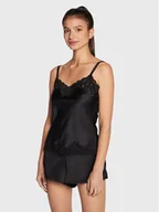 Piżamy damskie - Lauren Ralph Lauren Piżama ILN11684 Czarny Regular Fit - miniaturka - grafika 1