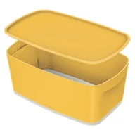 Przyborniki na biurko - Pojemnik mały LEITZ MYBOX COSY z pokrywką żółty /52630019/ - miniaturka - grafika 1