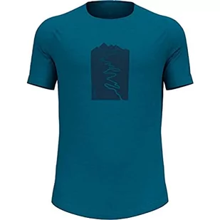 Odlo T-shirt męski Crew Neck S/S Ascent Pw 130 TRAI T-Shirt - Koszulki męskie - miniaturka - grafika 1