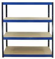 Szafy i regały magazynowe - Regał Helios magazynowy metalowy HNN_180X180X60_4_275 ilość półek 4 nośność 275 kg / Wamar-Sosenka - miniaturka - grafika 1