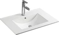 Umywalki - Umywalka Mexen Mexen Atena umywalka wpuszczana w blat 75 x 46 cm biała - 25017500 - miniaturka - grafika 1