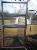 Szklarnie ogrodowe - LANITPLAST dodatkowe drzwi do szklarni łukowej GLADUS LG3110 - miniaturka - grafika 1