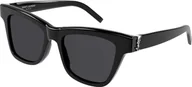 Okulary przeciwsłoneczne - Saint Laurent Okulary przeciwsłoneczne SL M106-001 - miniaturka - grafika 1