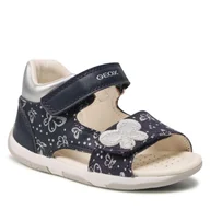 Sandały damskie - Geox Sandały B S.Tapuz G. C B250YC 0BCAW C0673 Navy/Silver - miniaturka - grafika 1