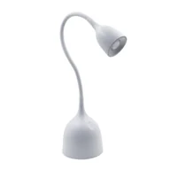 Lampy stojące - Lampka biurkowa Swallow biała 400 lm LED Inspire - miniaturka - grafika 1