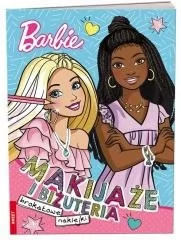 Kolorowanka dla dzieci Barbie Makijaże i biżuteria DRE-1102 - Książki edukacyjne - miniaturka - grafika 3