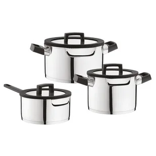 Zestaw garnków Berghoff Essentials Uqonic Downdraft 6 el.  ! - Zestawy garnków i patelni - miniaturka - grafika 1