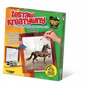 Zabawki kreatywne - Mirage Hobby Zestaw Kreatywny do malowania Koń Hakney - miniaturka - grafika 1