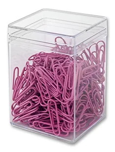 Victory Spinacz powlekany pastelowy c.róż 28mm 300) 60286H300-093 - Spinacze i klipsy do papieru - miniaturka - grafika 1