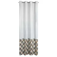 Zasłony - Euro Firany Zasłona 140 x 250 Design91 Welwet Gina Srebrny 1217095 - miniaturka - grafika 1