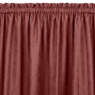 Zasłona MILANA kolor koralowy styl klasyczny tunel 5 cm z grzywką 3 cm szenila 420x225 homede - CURT/HOM/MILANA/CHENILLE/TUNNEL/ - Zasłony - miniaturka - grafika 1