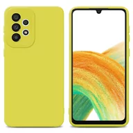 Etui i futerały do telefonów - Pokrowiec Etui Do Samsung Galaxy A72 4G / 5G w FLUID ŻÓŁTY TPU Silikonowe Obudowa Ochronny Case Cover Cadorabo - miniaturka - grafika 1