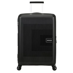 Walizka średnia poszerzana American Tourister AeroStep - black - Walizki - miniaturka - grafika 1