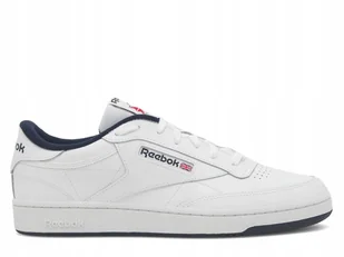 Buty Męskie Reebok 100000156 Club C 85 Białe 42,5 - Buty sportowe męskie - miniaturka - grafika 1