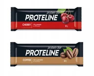 Batoniki - Proteline MIX Energy Duo – Wiśnia & Kawa – 24 Batoniki Proteinowe - miniaturka - grafika 1