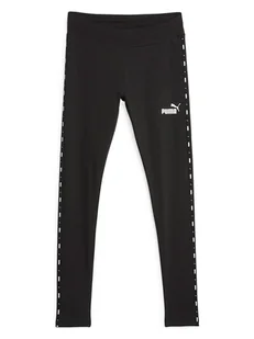 Puma Legginsy sportowe "ESS Tape" w kolorze czarnym - Spodnie sportowe damskie - miniaturka - grafika 1
