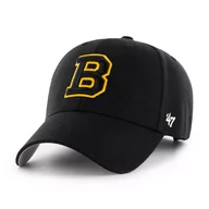 Czapki męskie - Męska czapka z daszkiem 47 Brand  NHL Boston Bruins Vintage ’47 MVP Black - miniaturka - grafika 1