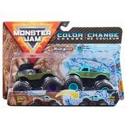 Samochody i pojazdy dla dzieci - Monster Jam 1:64 die-cast 2pak Warrior vsWhiplash - miniaturka - grafika 1