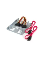 Obudowy i kieszenie na dyski twarde - DUAL 2.5 HDD MOUNT BRACKET StarTech.com Dual 2,5'' SATA Festplatten auf 3,5'' Einbauschacht Halterung - 2-fach HDD/SSD Halterung mit SATA Strom- und Datenkabel - miniaturka - grafika 1