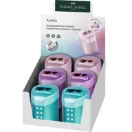 Przybory szkolne - Temperówka podwójna RollOn Sparkle FABER CASTELL - miniaturka - grafika 1