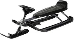 Nartosanki STIGA SNOWRACER KING SIZE dwuosobowe GT dla dorosłego ZWIJACZ black edition - Sanki i ślizgacze - miniaturka - grafika 1