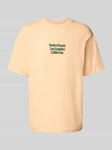 T-shirt o kroju relaxed fit z czystej bawełny model ‘KENNY’ - Koszulki męskie - miniaturka - grafika 1