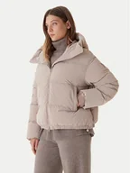 Kurtki damskie - Bomboogie Kurtka puchowa Riga JW8139TGLP5 Beżowy Regular Fit - miniaturka - grafika 1