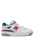 Buty dla chłopców - New Balance Sneakersy GSB550ED Biały - miniaturka - grafika 1