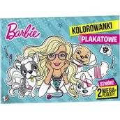 Kolorowanki, wyklejanki - Barbie Kolorowanki plakatowe - miniaturka - grafika 1