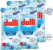 Środki do prania - DALLI Mokre Chusteczki Zapachowe do Suszarki na Pranie Zmiękczające 4x25szt - miniaturka - grafika 1