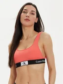 Stroje kąpielowe - Calvin Klein Swimwear Góra od bikini KW0KW02354 Koralowy - miniaturka - grafika 1