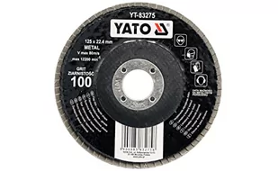 YATO ŚCIERNICA LISTKOWA PŁASKA 125mm P80 YT-83274 - Narzędzia murarskie - miniaturka - grafika 1